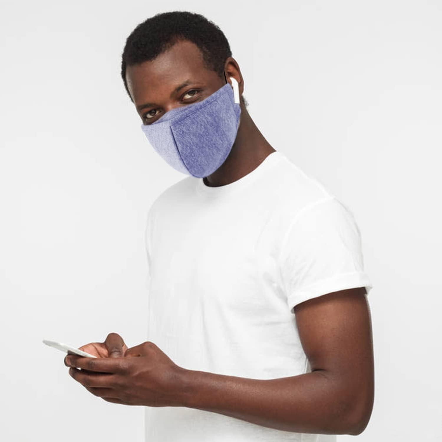 image:imagePAGE ONE Adult Cloth Reusable Face Masks Washable Comfortable Breathable Adjustable Fabric Face Mask6PC