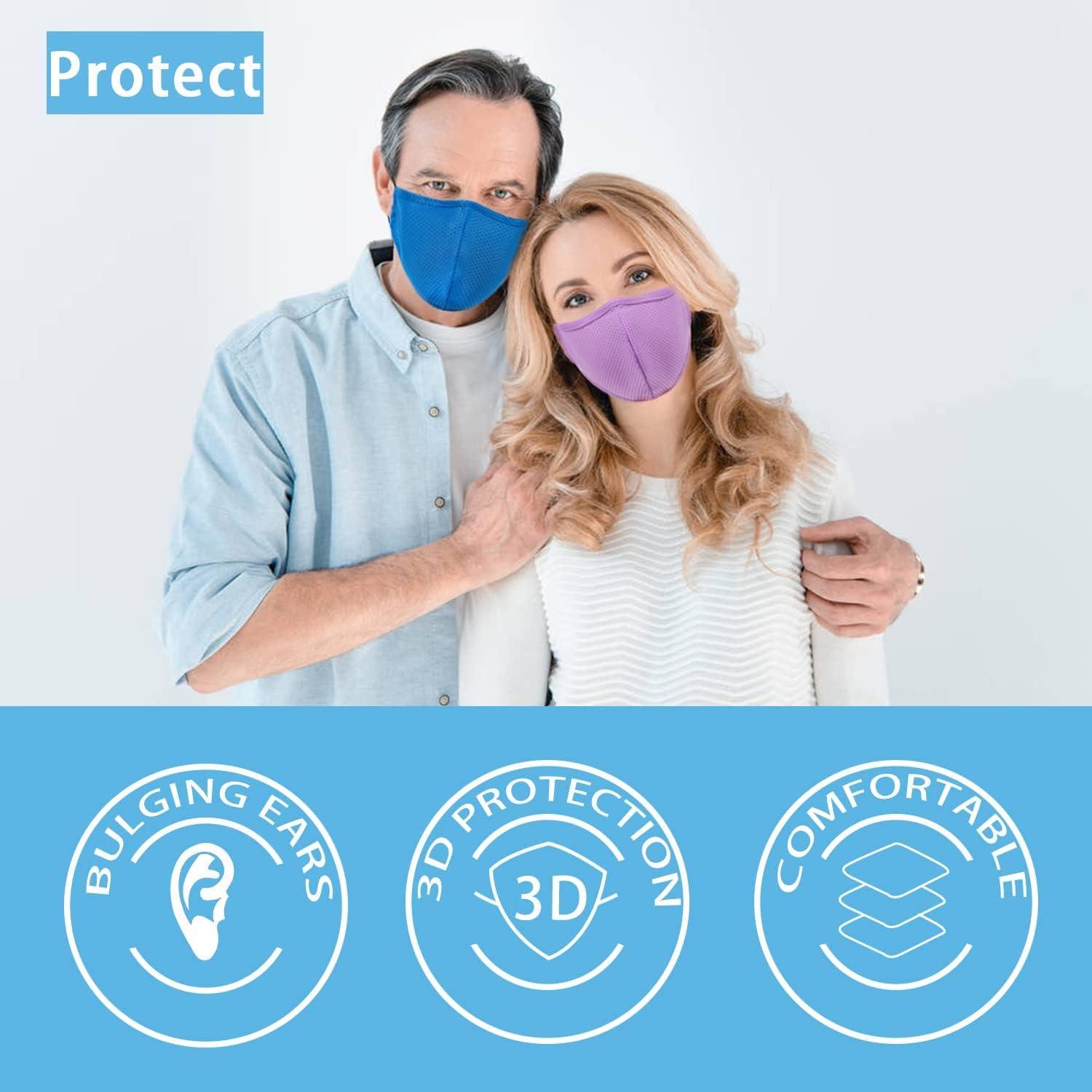 image:imagePAGE ONE Cloth Face Masks Reusable Washable Adjustable Cotton Face Mask for Women Men6PC