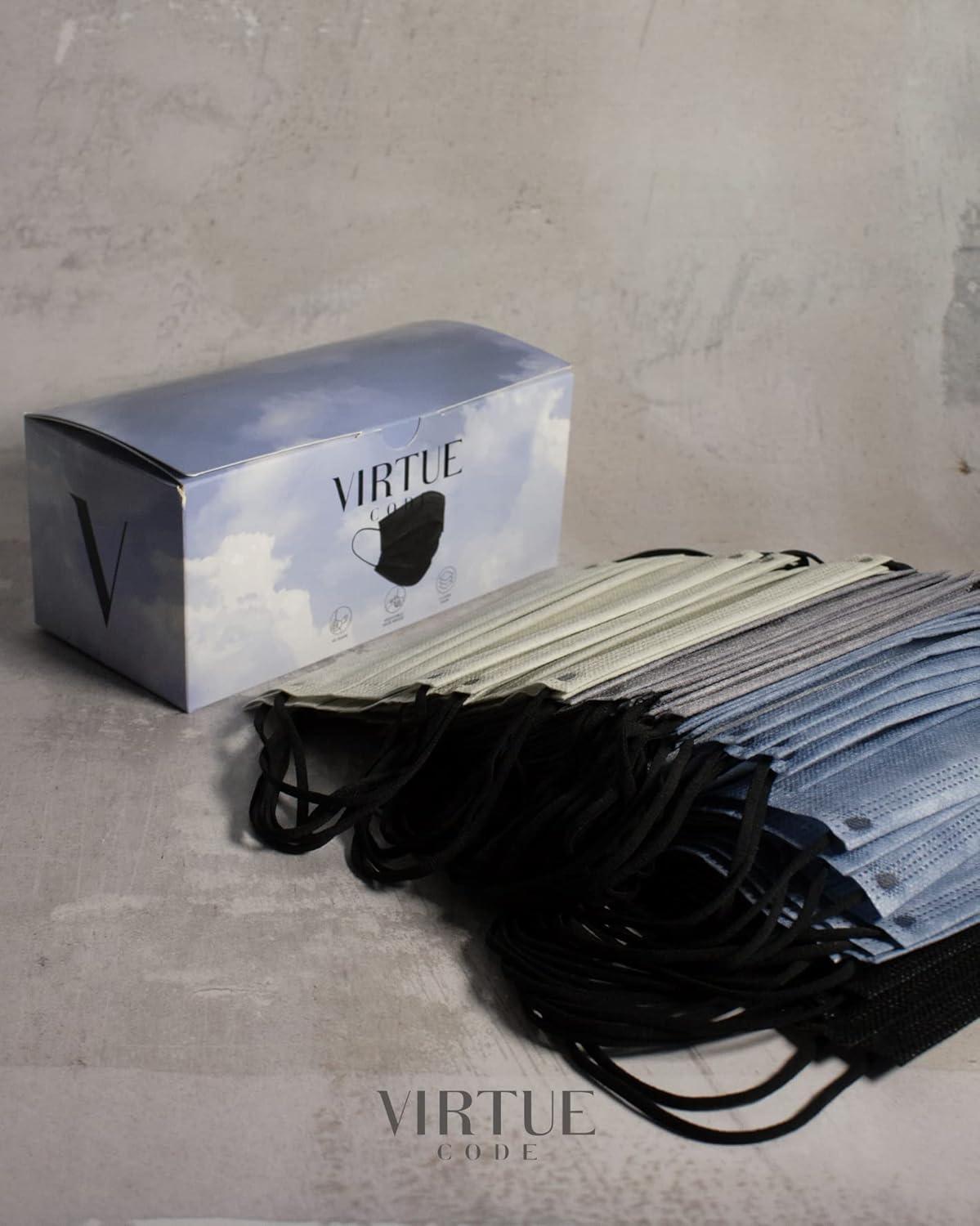 image:imageVIRTUE CODE Priority Face Masks Disposable Face MasksStorm