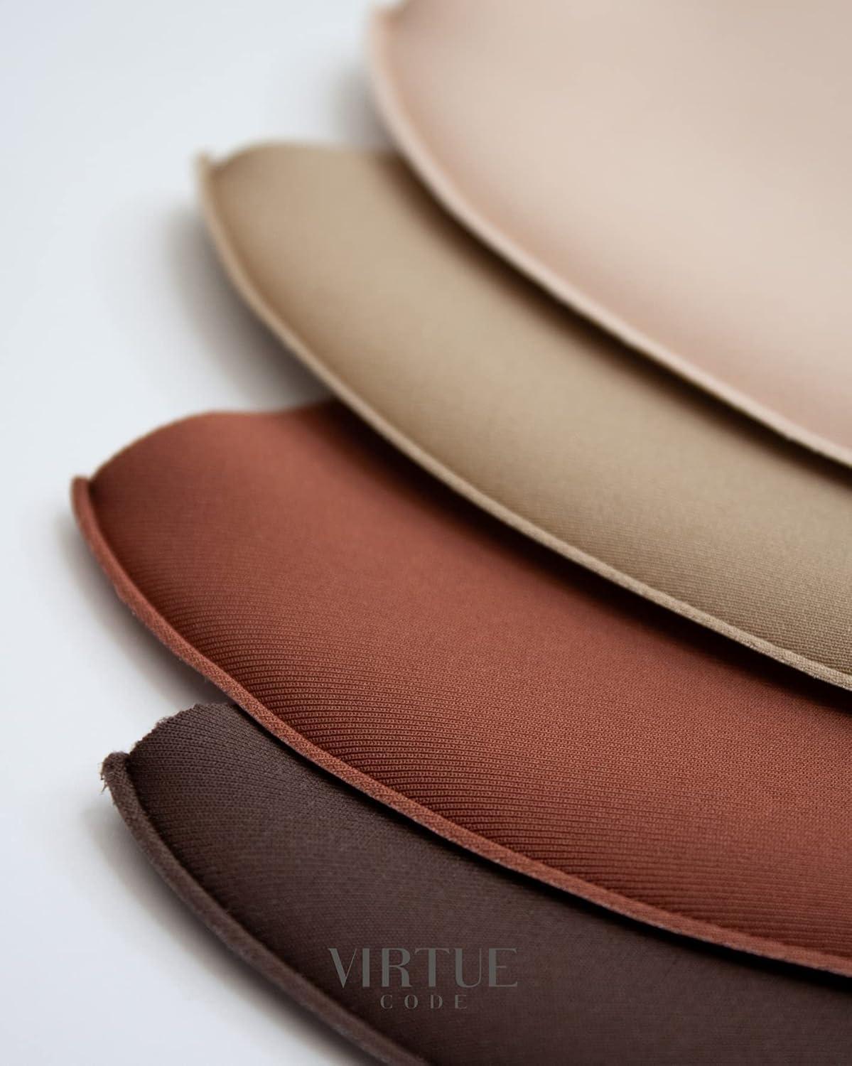 image:imageVirtue Code Second Skin Cloth Face Mask Pack 4 Buttery Soft Masks Washable FabricDesert Rose