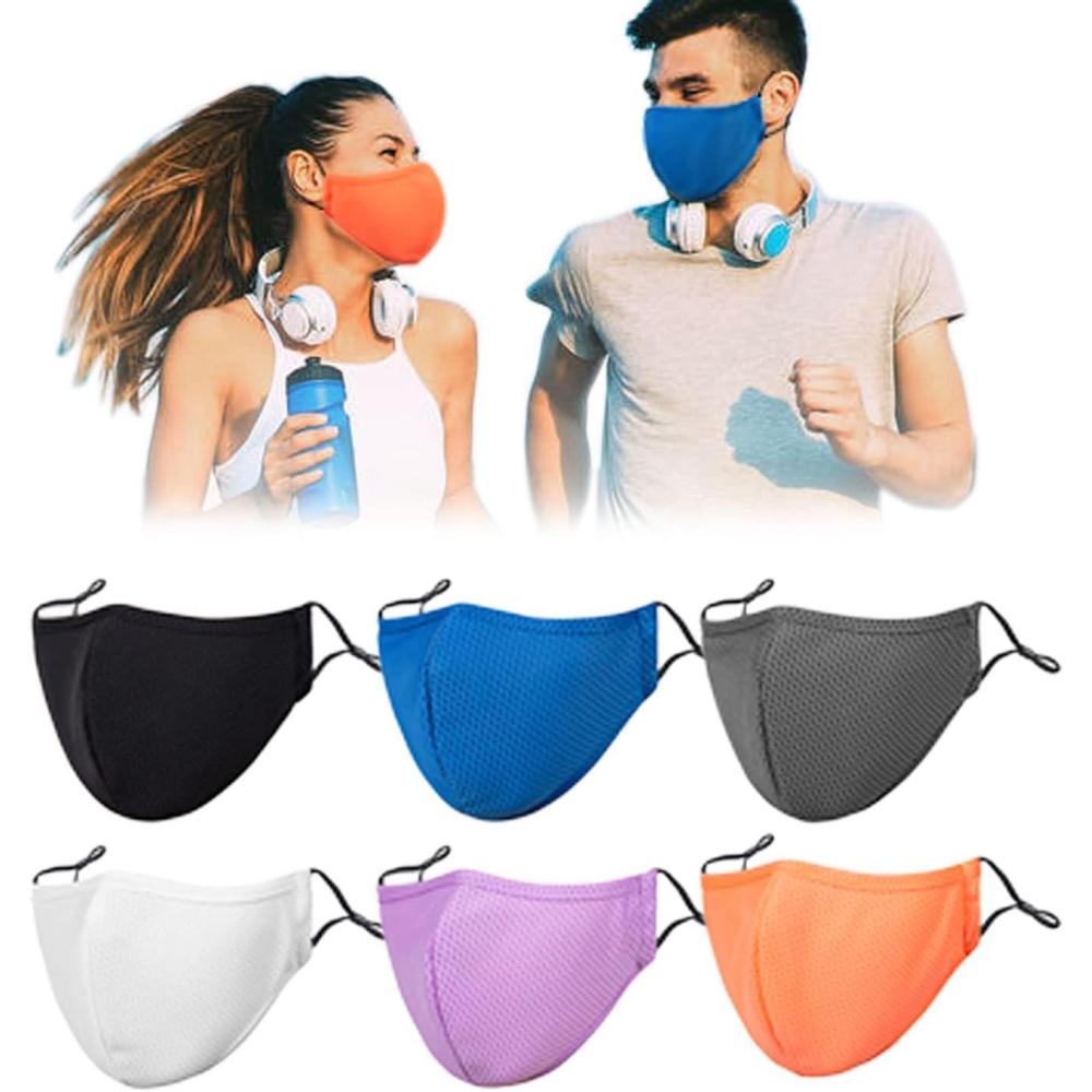 image:imagePAGE ONE Cloth Face Masks Reusable Washable Adjustable Cotton Face Mask for Women Men6PC